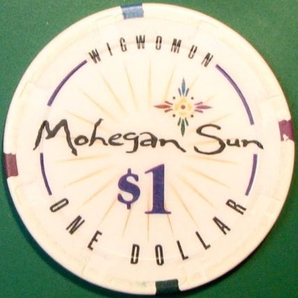 Mohegan Sun. $1 Casino Chip. Uncasville, CT. Y23.