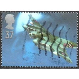 1997 British Aircraft Designers. 37p Value. Ronald Bishop. DH Mosquito Fine Used
