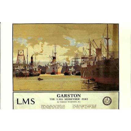 Advertising LMS GARSTON Postcard (Mayfair BB 725)