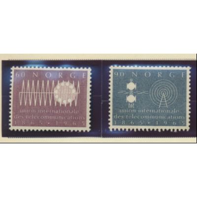 Norway Stamps Scott #471 To 472, Mint Never Hinged