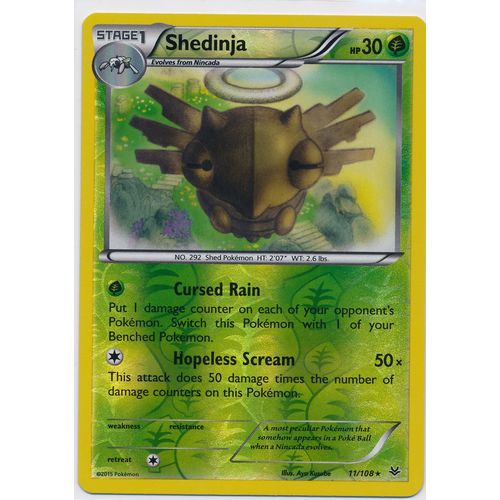 Pokemon Roaring Skies #11/108 Shedinja Rev Holo