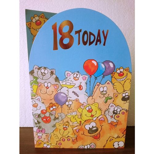 18th birthday card - 18th Today - 010