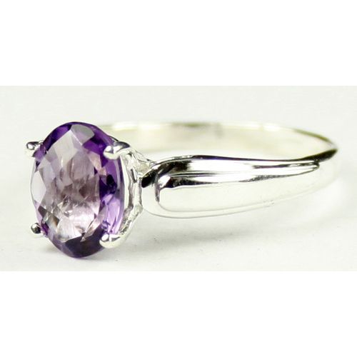 Amethyst, 925 Sterling Silver Ring, SR058