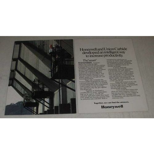 1984 Honeywell Transmitter Ad - Union Carbide