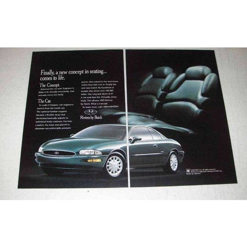 1995 Buick Riviera Car Ad - New Concept in Seating
