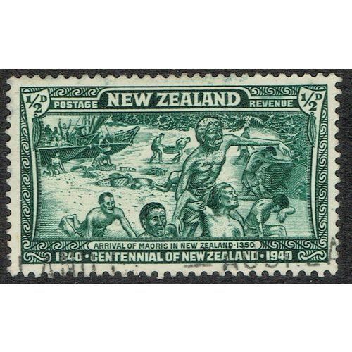 New Zealand 1940 Centennial Issue ½d Blue Green SG613 GU