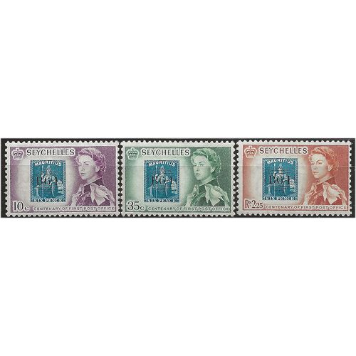 Sarawak 1961 Post Office Centenary Set SG193-195 Mounted Mint .. .