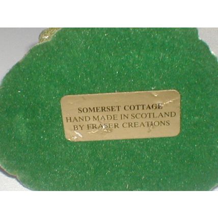 FRASER CREATIONS, SOMERSET COTTAGE, ENGLAND , 1990. Made in Scotland,Very Rare