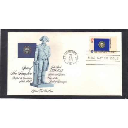 FDC Fleetwood 1641 13c New Hampshire (Cachet-U/A) CV01191