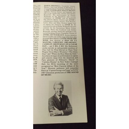 Harve Presnell Autographed Unsinkable Molly Brown Playbill 1989