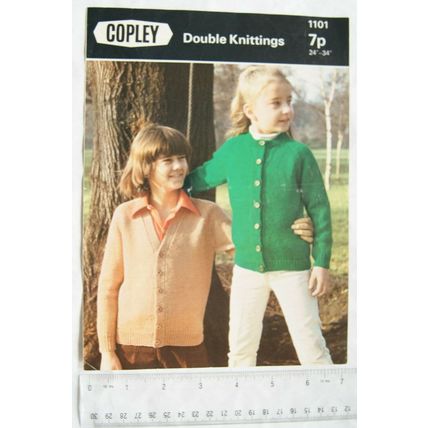 1973 Copley 1101 child's cardigans, DK