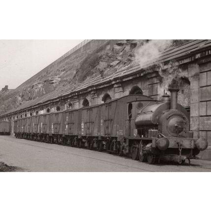 Industrial Saddle Tank Class 0-6-0 ST Plain Back Train Real Photo Postcard