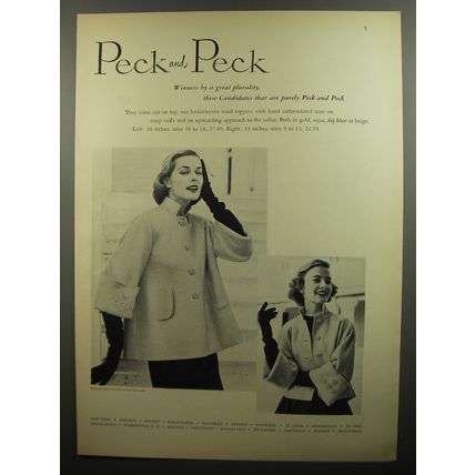 1952 Peck and Peck coats Ad - photo by Tom Palumbo