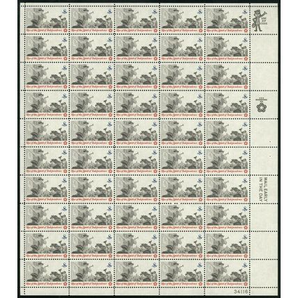 Rise of the Spirit of Independence Sheet of Fifty 8 Cent Stamps Scott 1477