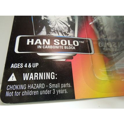 Han Solo Carbonite + Lando Calrissian Star Wars Power of The Force Kenner Figure