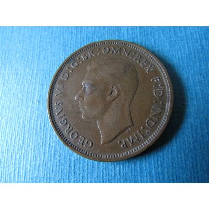1938 GEORGE VI ONE PENNY FREE POST. (zzebid)