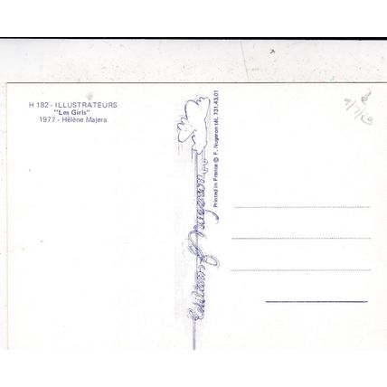 Helene Majera Les Girls Postcard unused VGC