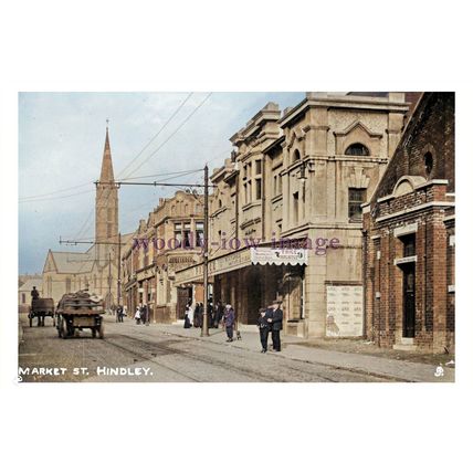 ptc2512 - Lancs - "The Palace" Cinema on Market Street, Hindley - print 6x4