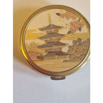 VINTAGE JAPANESE CHOKIN PAGODA PILL BOX