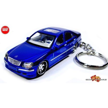 RARE KEYCHAIN BLUE MERCEDES S CLASS 500/55 AMG CUSTOM Ltd Ed. GREAT GIFT