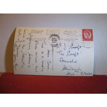 THE SQUARE, HOPE COVE, DEVON used postcard RP 1964 pm =