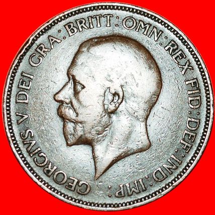 Ⰶ MISTRESS OF SEAS:GREAT BRITAIN★PENNY 1931 GEORGE V (1911-★LOW START★NO RESERVE