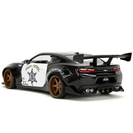 2016 Chevrolet Camaro Widebody Black and White "Drift Patrol" "Wide Body" Ser...
