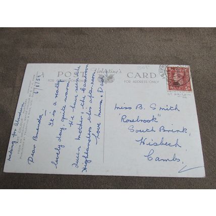 Valentines Postcard - Band @ Inverness Castle - Artist BFC Parr / A2056