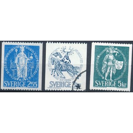 Historic Seals - Sweden 1970 - NMH & F H - MiNr 671/3