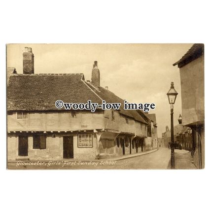 tq2738 - Girls' First Sunday School, Park Street in Gloucester - Postcard