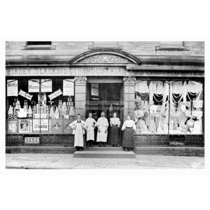 pt4627 - Wibsey Slackside Industrial Society Co-op store , Yorks -Print 6x4