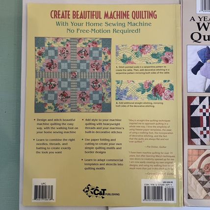 Lot of 3 Quilting Magazines Machine Quilting Wall Quilts Freehand Quilt Vintage
