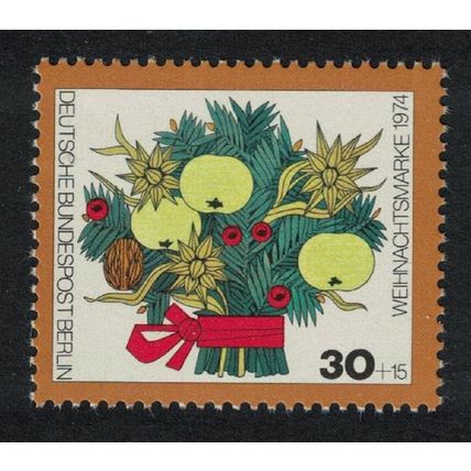 Berlin Christmas Inscr 'WEIHNACHTSMARKE' 1974 MNH SG#B461