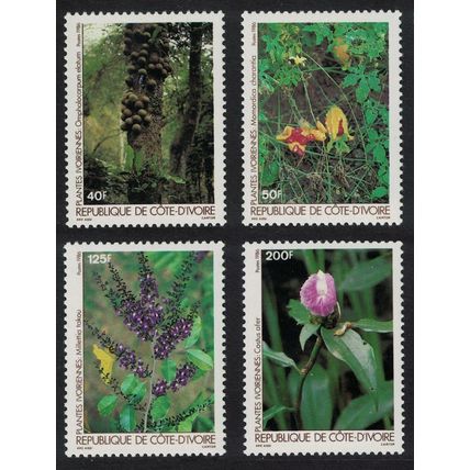 Ivory Coast Plants 4v 1986 MNH SG#879-882