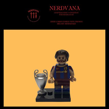 Minifigure Blocks Football Barcelona 2010 Messi