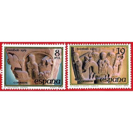 España. 1979. Mi # 2442 / 43. Navidad. Christmas