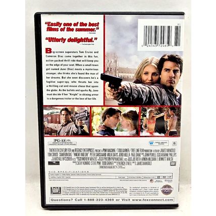 Knight and Day 2010 DVD, Comedy Tom Cruise, Cameron Diaz (L29)