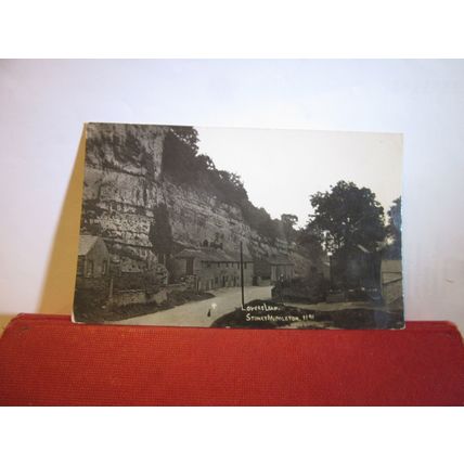 LOVERS LEAP, STONEY MIDDLETON. DERBYSHIRE unused antique postcard RP R Sneath =