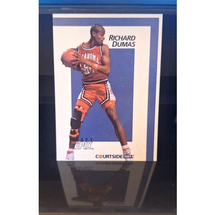 RICHARD DUMAS 1991 COURTSIDE DRAFT PIX ROOKIE BASKETBALL CARD #17/45