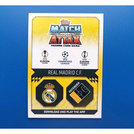 Topps Match Attax 22/23 100 Club #453 David Alaba Real Madrid ONE HUNDRED CLUB