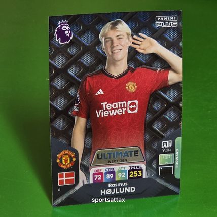 Rasmus Hojlund ULTIMATE Next Gen Card - Premier League Adrenalyn XL PLUS 2024