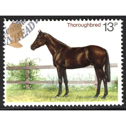 GREAT BRITAIN 1978: HORSES - 13p USED (G9)