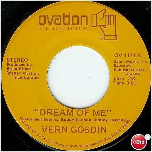 1981 Ovation 45 #1171 - Vern Gosdin "Dream Of Me"