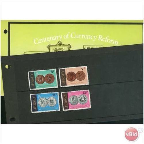 Jersey Pres Pack 1977 - SG 171-174 - Centenary Of Currency Reform