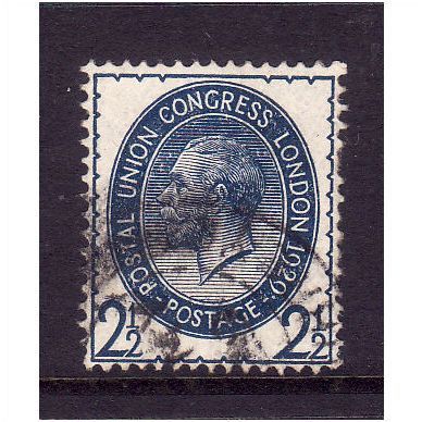 GREAT BRITAIN 1929 PUC SG 437 2 1/2d BLUE FINE USED #1