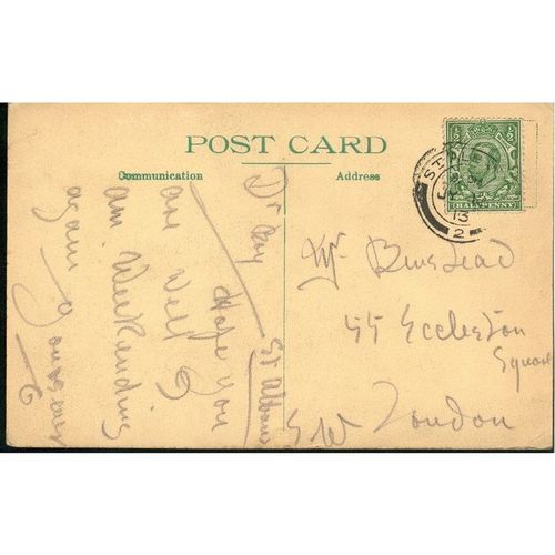 Antique GB PC - St. Albans Abbey, Hertfordshire - The Shrine Of St. Alban 1913