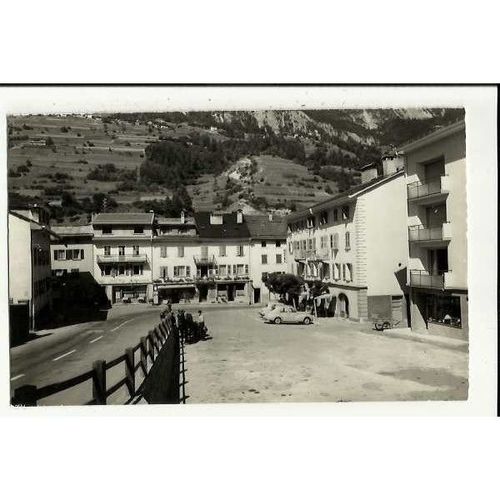 Switzerland ORSIERES La Place Centrale Postcard by Darbellay (5063)