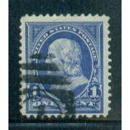 Used 264 1c Benjamin Franklin Fine M02861