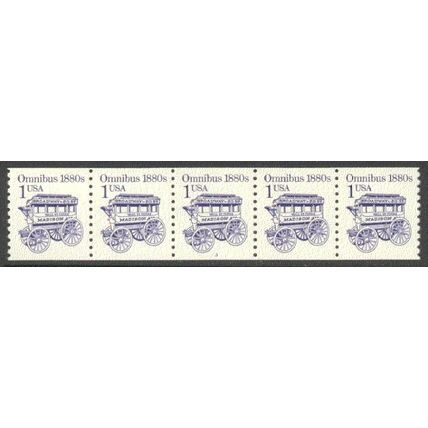 2225b 1c Omnibus Fine MNH Dry Gum PNC 3/5 R0193
