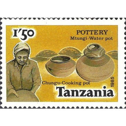 TANZANIA, Young Pioneers, white 1986, 1/50, #6